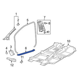 Toyota OE - Left Liftgate Trim Scuff Plate