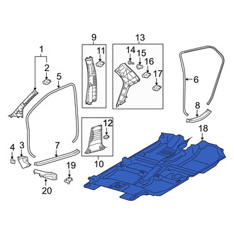 Toyota OE - Floor Carpet
