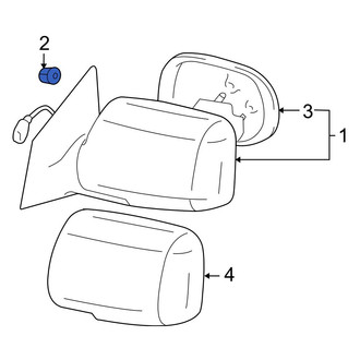 Toyota OE - Door Mirror Nut