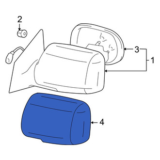 Toyota OE - Front Right Door Mirror Cover