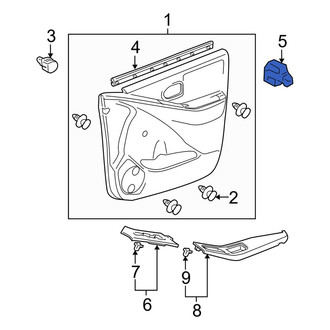 Toyota OE - Front Left Door Lock Switch