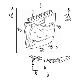 Toyota OE - Front Door - Interior Trim (Base)