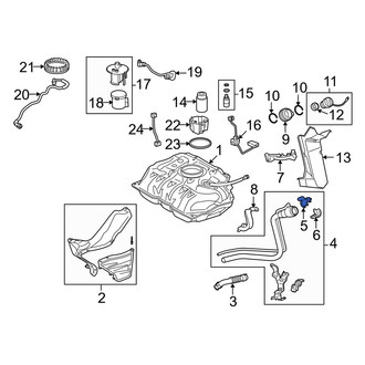 Toyota OE - Fuel Filler Neck Insulator