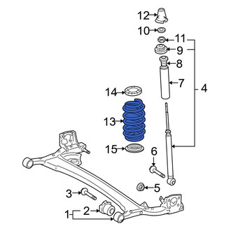 Toyota OE - Rear Coil Spring