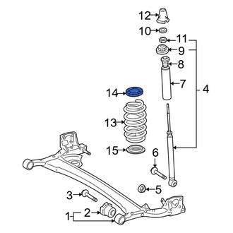 Toyota OE - Rear Upper Coil Spring Insulator