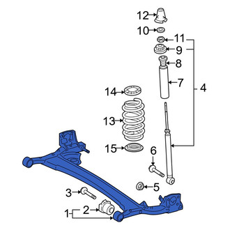 Toyota OE - Rear Suspension Subframe