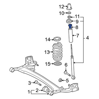 Toyota OE - Rear Jounce Bumper