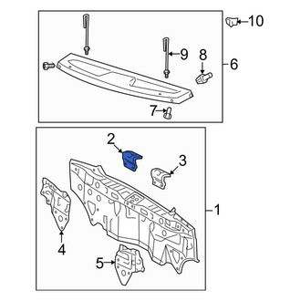 Toyota OE - Rear Right Fuel Line Bracket