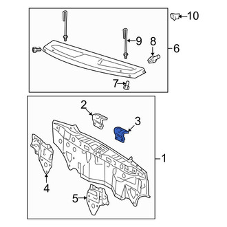 Toyota OE - Rear Left Fuel Line Bracket
