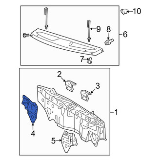 Toyota OE - Rear Right Fuel Line Bracket