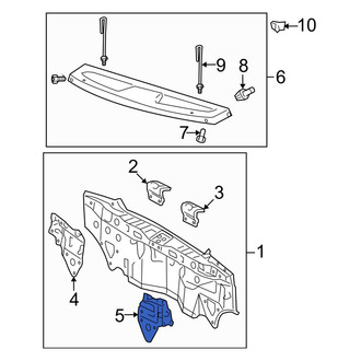 Toyota OE - Rear Left Fuel Line Bracket