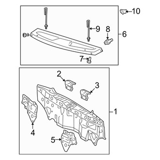 Toyota OE - Rear Body & Floor - Rear Body (Base Hatchback)