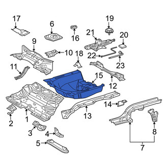 Toyota OE - Rear Rearward Floor Pan