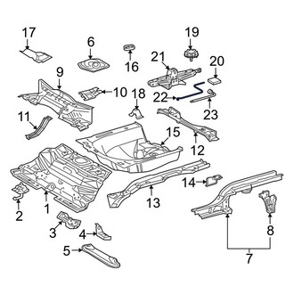 Toyota OE - Floor Jack Handle