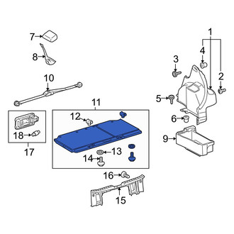 Toyota OE - Rear Trunk Floor Storage Box
