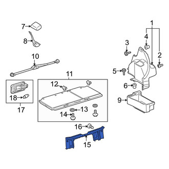 Toyota OE - Rear Trunk Trim Panel