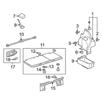 Toyota OE - Rear Body & Floor - Interior Trim (Base)
