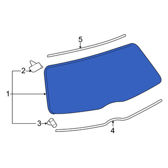 Toyota OE - Rear Liftgate Glass
