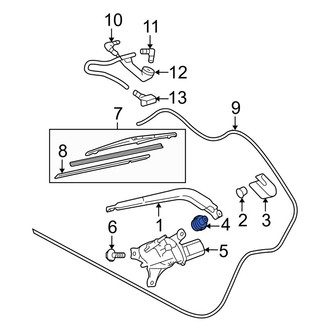 Toyota OE - Wiper Arm Grommet