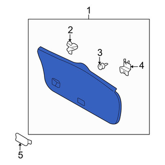Toyota OE - Rear Liftgate Trim