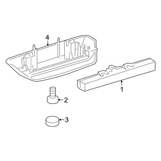 Toyota OE - Rear Lamps - High Mounted Stop Lamp (Base Hatchback)