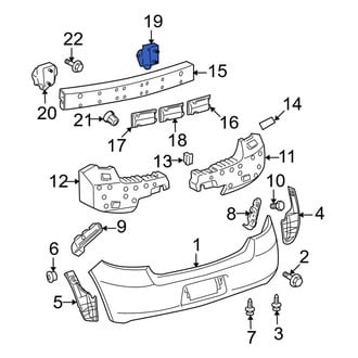 Toyota OE - Front Left Frame Rail End