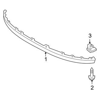 Toyota OE - Front Bumper & Grille - Spoiler (Base Sedan)