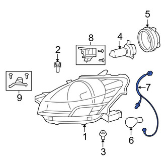 Toyota OE - Front Headlight Wiring Harness