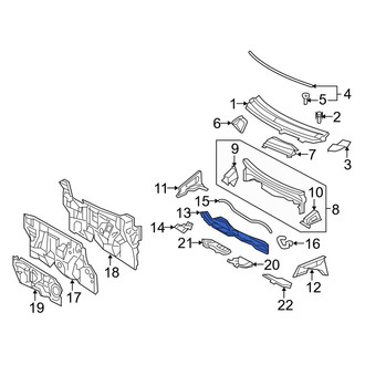 Toyota OE - Cowl Grille Panel