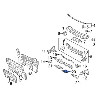 Toyota OE - Inner Cowl Seal