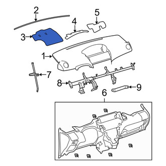 Toyota OE - Instrument Panel Pad