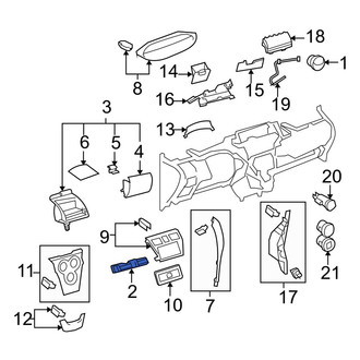Toyota OE - Center Instrument Panel Air Duct