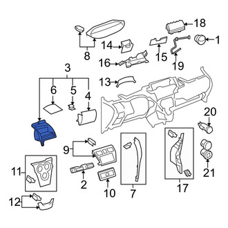 Toyota OE - Left Instrument Panel Cup Holder