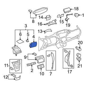 Toyota OE - Left Instrument Panel Cup Holder