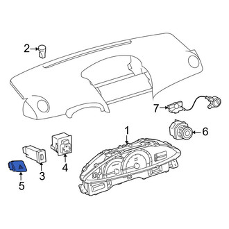 Toyota OE - Hazard Warning Switch