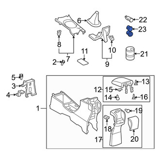 Toyota OE - 12 Volt Accessory Power Outlet Cover