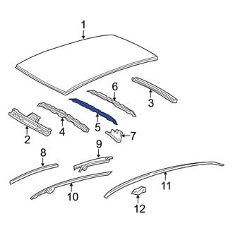 Toyota OE - Center Roof Bow