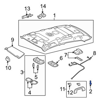 Toyota OE - Headliner Clip