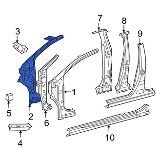 Toyota OE - Left Inner Body A-Pillar