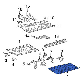 Toyota OE - Front Left Floor Pan