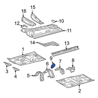Toyota OE - Front Floor Pan Reinforcement