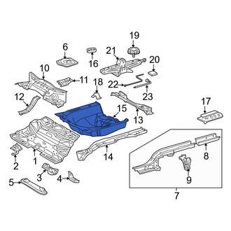 Toyota OE - Rear Floor Pan