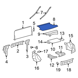 Toyota OE - Rear Floor Mat