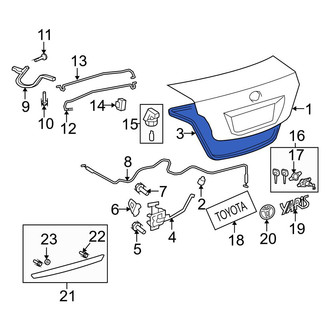 Toyota OE - Rear Deck Lid Seal