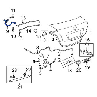 Toyota OE - Rear Deck Lid Hinge