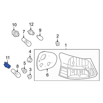 Toyota OE - Rear Turn Signal Light Socket