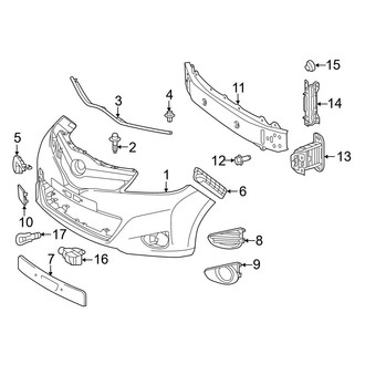 Toyota OE - Front Bumper & Grille - Bumper & Components (France Built)