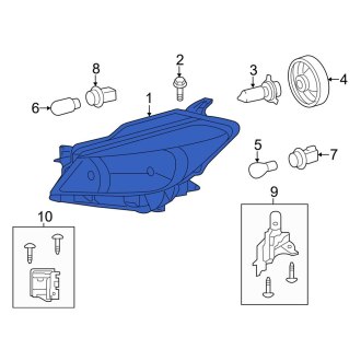 Toyota OE - Front Left Headlight