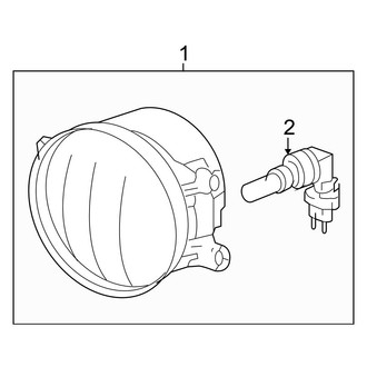 Toyota OE - Front Lamps - Fog Lamps