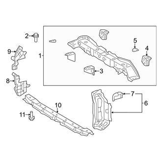 Toyota OE - Radiator Support